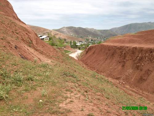 Сулюкта.Въезд в город